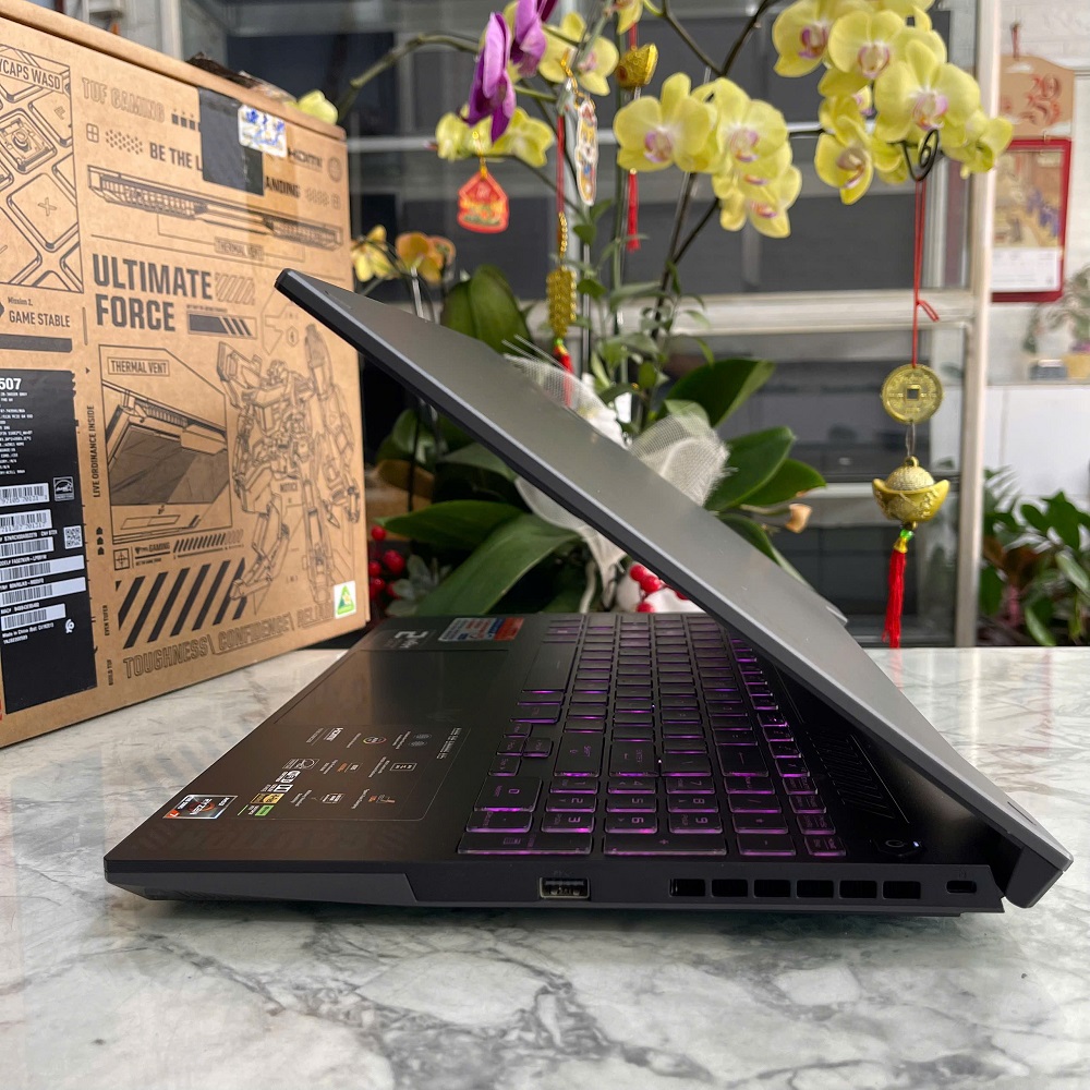 Gaming - Đồ Họa ASUS TUF A15 FA507NU Máy LikeNew RYZEN 7-7735HS RAM 16GB SSD 512GB Vga RTX 4050 (6GB) MÀN HÌNH : 15.6 Inch 144Hz, 100% sRGB