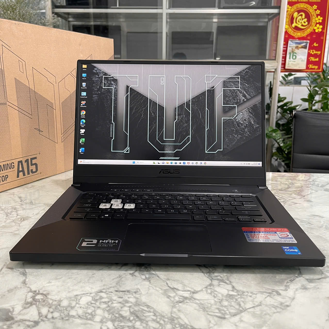 Gaming - Đồ Họa Asus TUF Dash F15 FX516PM-HN002W Core I7-11370H Ram 16gb Ssd 512gb Vga RTX 3060 (6GB) Màn 15.6 Inch IPS 144Hz