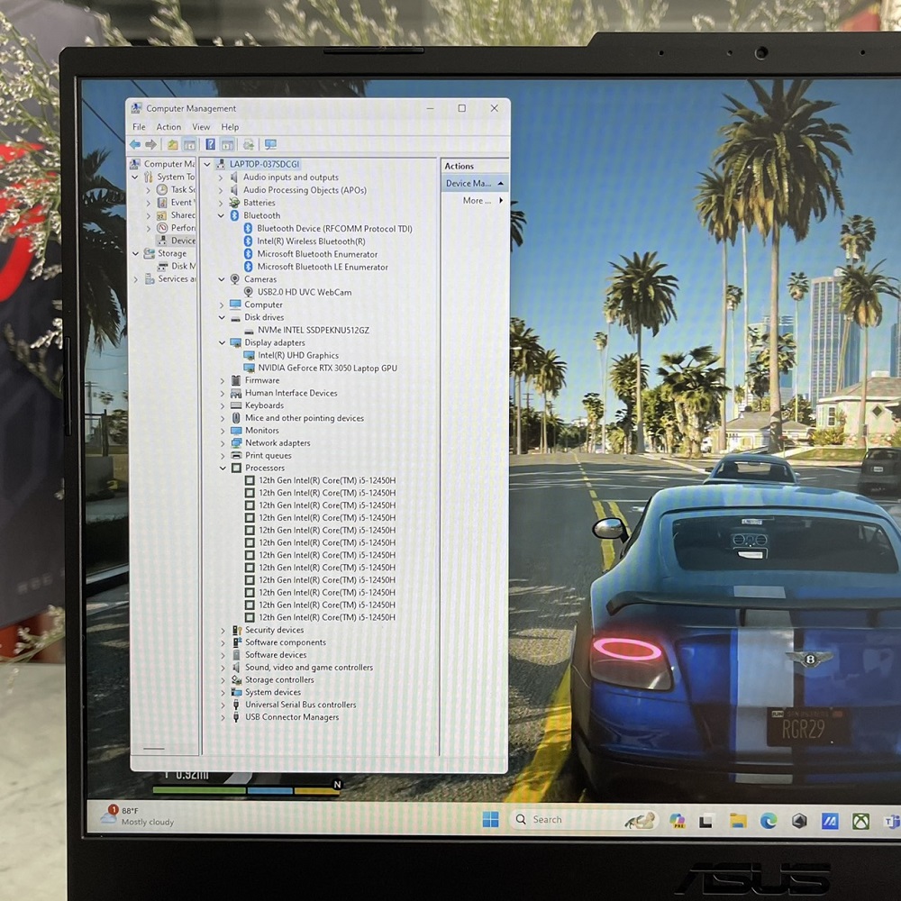 Gaming - Đồ Họa Asus TUF Dash F15 FX517ZC CORE I5-12450H RAM 16GB SSD 512GB RTX 3050 (4GB) MÀN HÌNH : 15.6 Inch IPS 144Hz