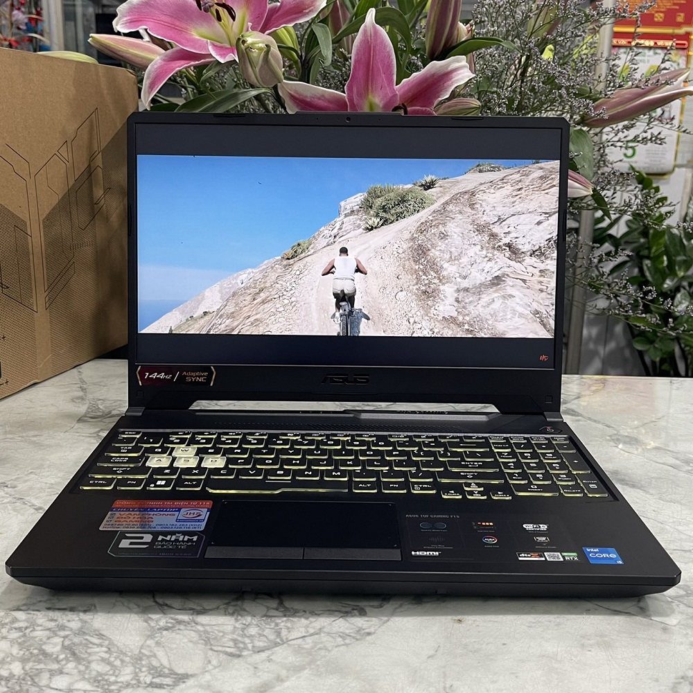 Gaming - Đồ Họa Asus TUF F15 FX506HC-HN144W CORE I5-11400H RAM 16GB SSD 512GB RTX™ 3050 4GB MÀN HÌNH : 15.6″ 144Hz