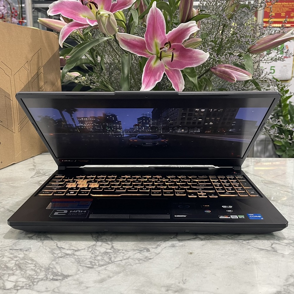 Gaming - Đồ Họa Asus TUF F15 FX506HC-HN144W CORE I5-11400H RAM 16GB SSD 512GB RTX™ 3050 4GB MÀN HÌNH : 15.6″ 144Hz