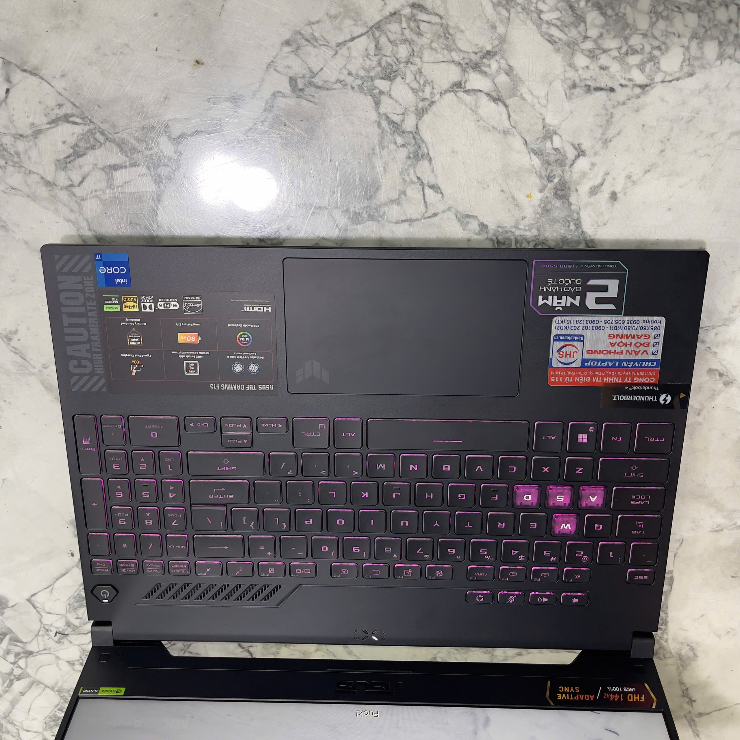 Gaming - Đồ Họa Asus TUF F15 FX507VU Core I7-13620H Ram 16gb Ssd 512gb Vga RTX 4050 (6GB) Màn 15.6 Inch IPS 144Hz