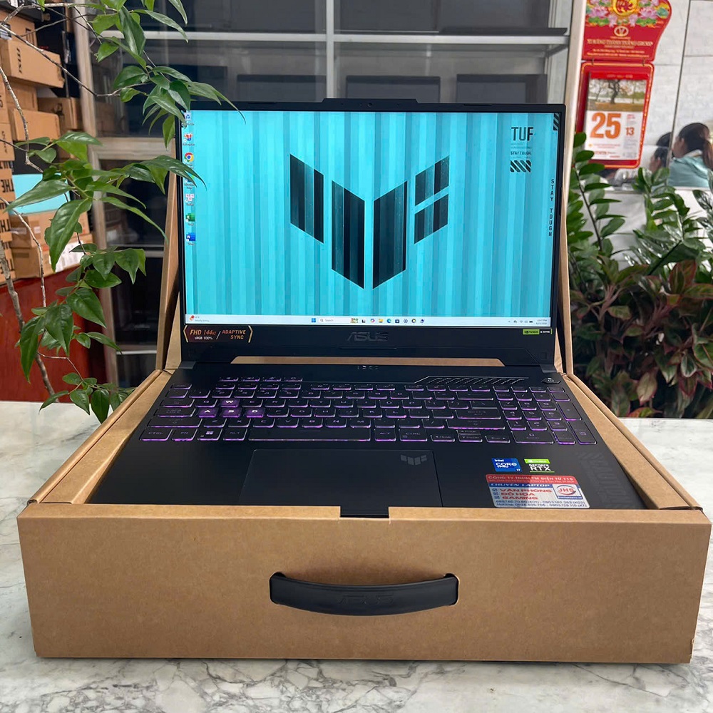 Gaming - Đồ Họa Asus TUF F15 FX507VV CORE I7-13620H RTX™ 4060 8GB GDDR6 RAM 16GB SSD 512GB MÀN HÌNH : 15.6 Inch IPS 144Hz