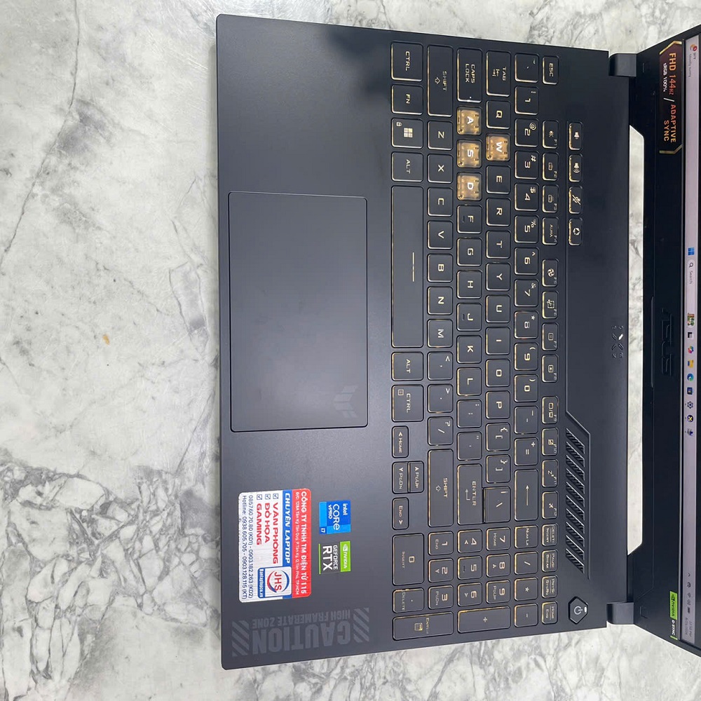 Gaming - Đồ Họa Asus TUF F15 FX507VV CORE I7-13620H RTX™ 4060 8GB GDDR6 RAM 16GB SSD 512GB MÀN HÌNH : 15.6 Inch IPS 144Hz