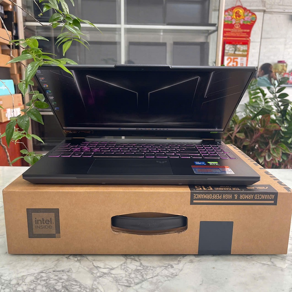 Gaming - Đồ Họa Asus TUF F15 FX507VV CORE I7-13620H RTX™ 4060 8GB GDDR6 RAM 16GB SSD 512GB MÀN HÌNH : 15.6 Inch IPS 144Hz