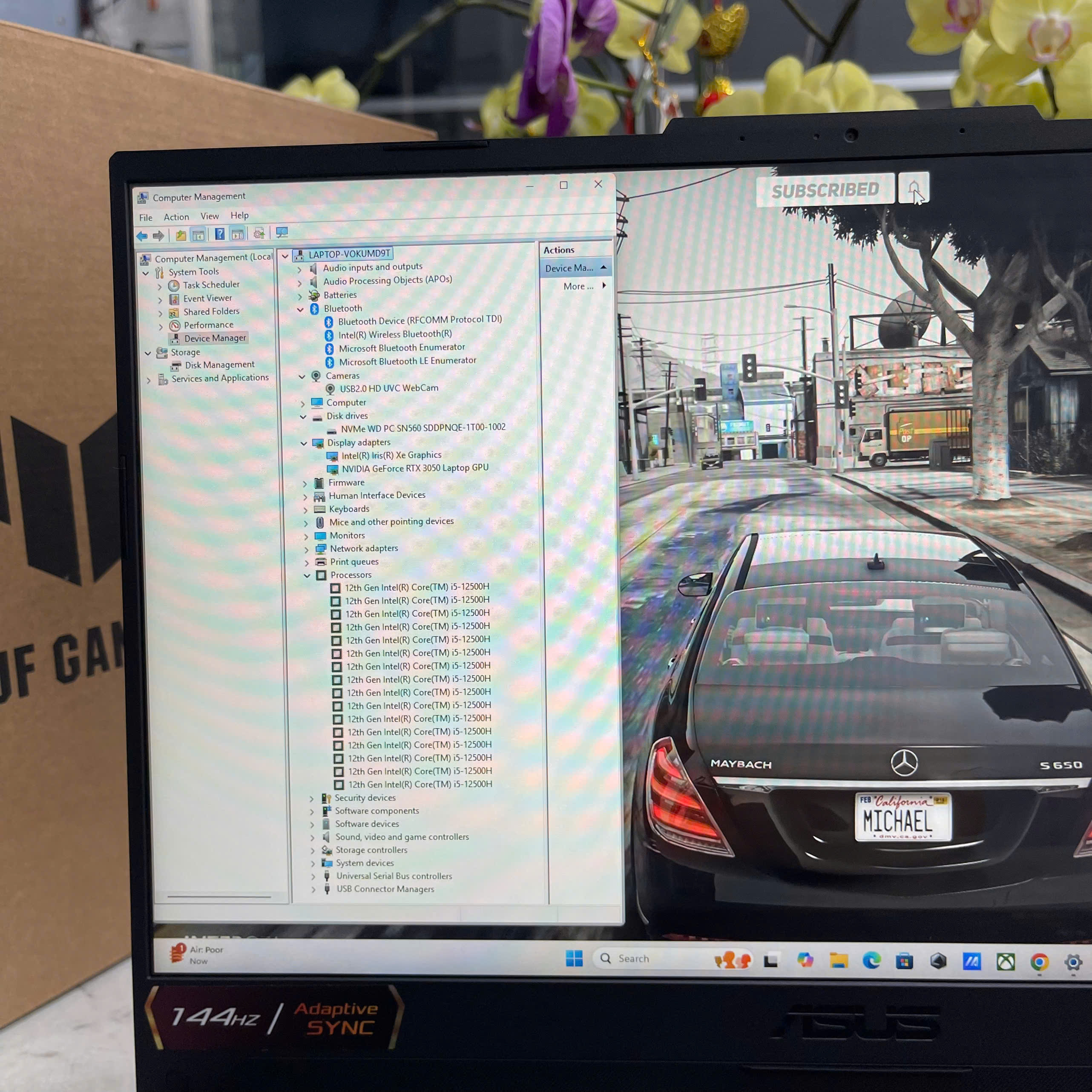 Gaming - Đồ Họa Asus TUF F15 FX507ZC4 (Máy LikeNew-Full Box-Bảo Hành Hãng) Core I5-12500H Ram 16Gb Ssd 1.000Gb RTX 3050 4GB Màn 15.6” IPS 144Hz 