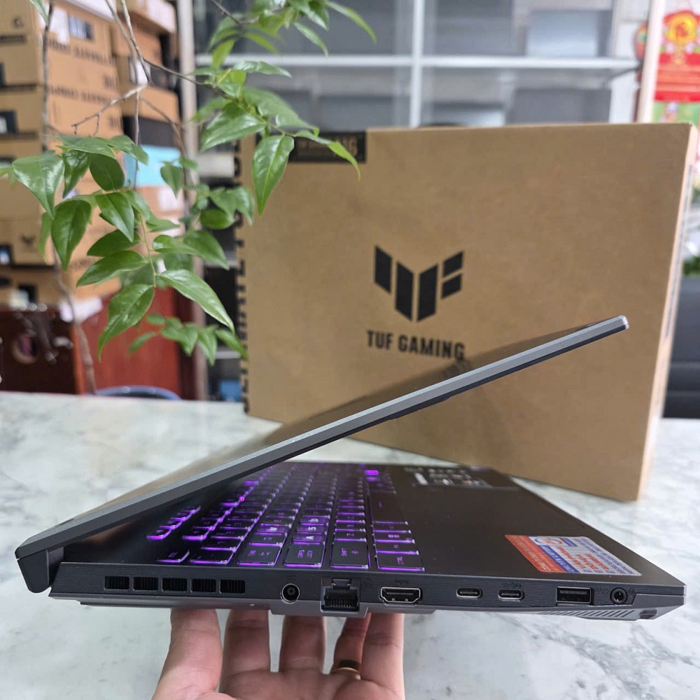 Gaming - Đồ Họa ASUS TUF F16 FX607VU Máy LikeNew CORE I5-210H RAM 16GB SSD 512GB RTX 4050 6GB GDDR6 MÀN : 16 Inch FHD+ 144Hz