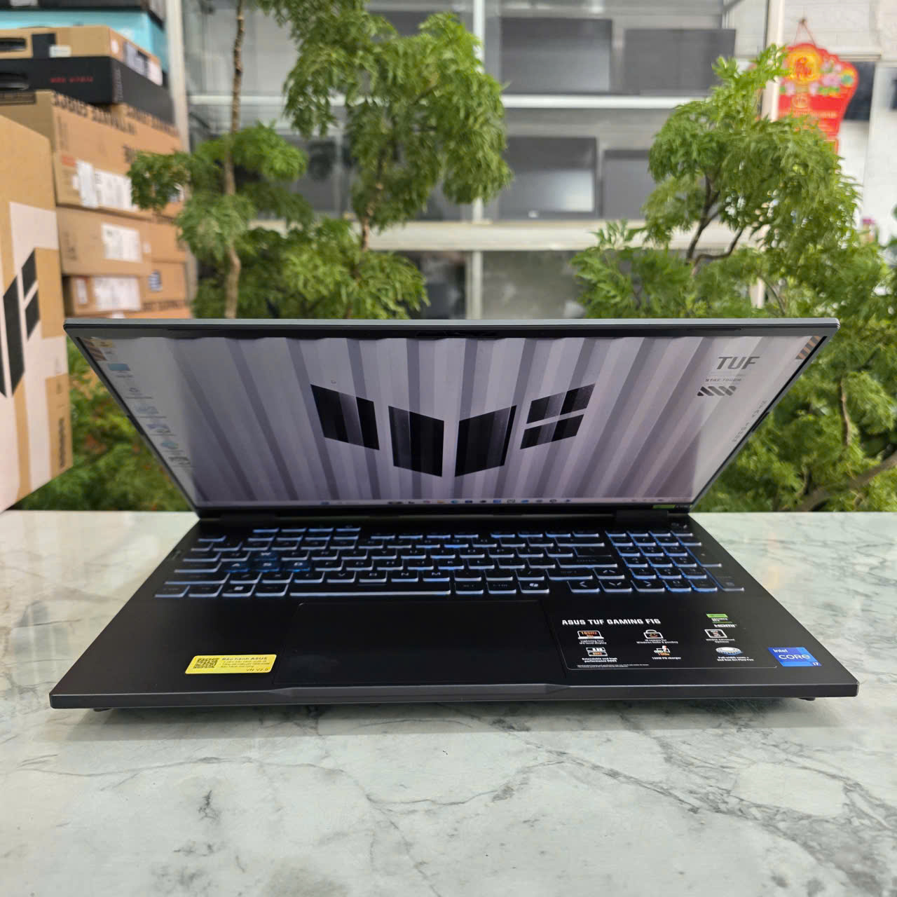 Gaming - Đồ Họa ASUS TUF F16 FX608JHR-RV037W (MÁY NEW OPEN BOX) CORE I7-14650HX RAM 16GB SSD 1.000GB VGA RTX 5050 8GB GDDR7 MÀN HÌNH : 16-Inch FHD+ 300 nits,165Hz