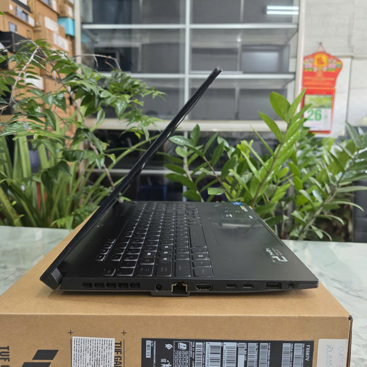 Gaming - Đồ Họa ASUS TUF FX517ZE-HN888W CORE I7-12650H RAM 16GB SSD 512GB RTX 3050 Ti 4GB GDDR6 MÀN HÌNH : 15.6'' IPS 144Hz
