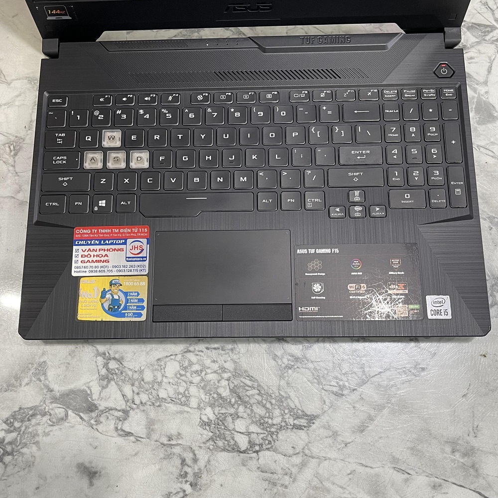 Gaming - Đồ Họa Asus TUF15 FX506LI-HN039T CORE™ I5-10300H RAM 8GB SSD 512GB GTX 1650Ti 4GB MÀN HÌNH ; 15.6″ FHD IPS 144Hz
