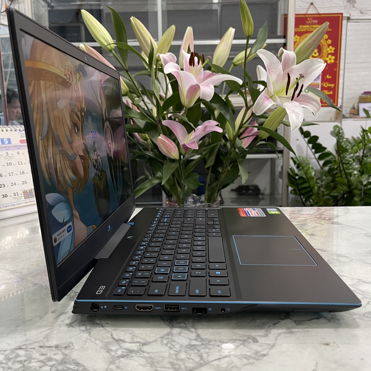 Gaming - Đồ Họa  Dell G3 3590 Core I5 – 9300H Ram 16gb Ssd 512gb GTX 1650 4GB Màn hình 15.6''IPS Fhd 