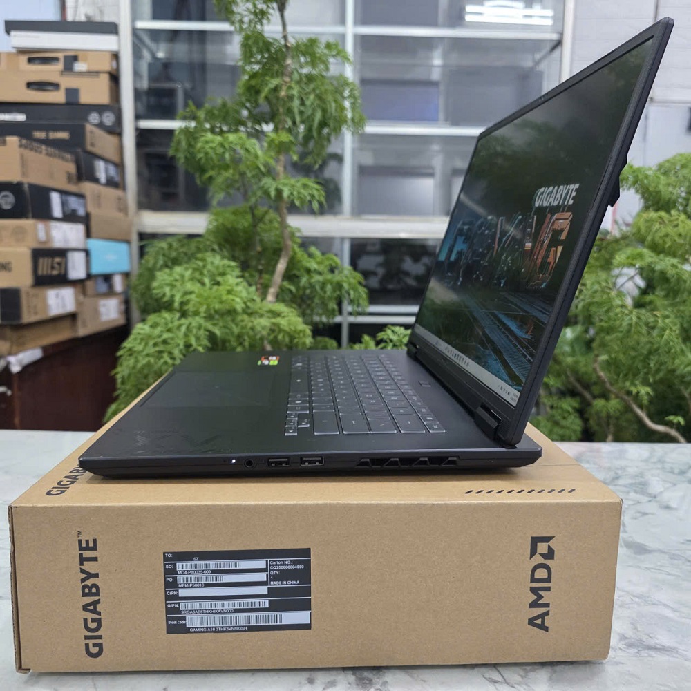 Gaming - Đồ Họa Gigabyte A16 GA63H Bảo Hành Hãng RYZEN 7 260 RTX™ 5050 8GB GDDR7 RAM 16GB SSD 512GB MÀN HÌNH : 16" INCH IPS WUXGA 165Hz, 300nits
