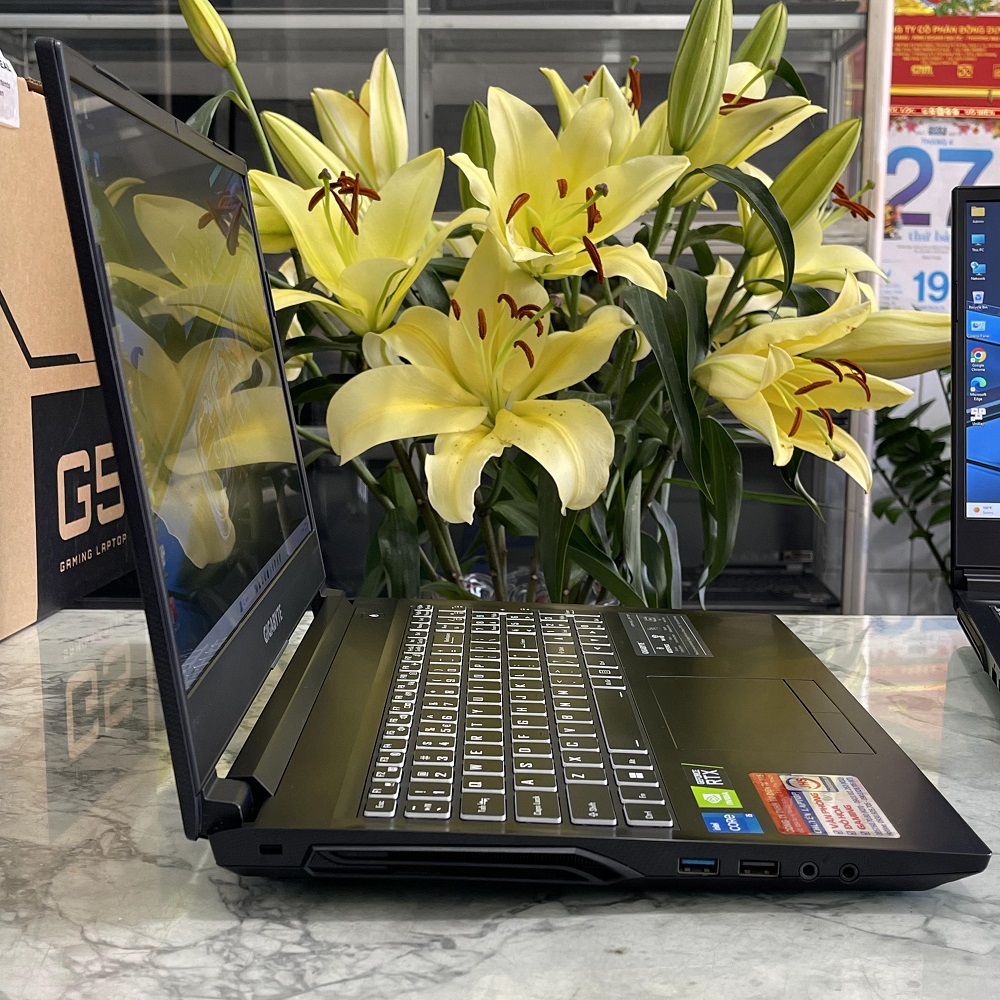 Gaming - Đồ Họa Gigabyte G5 GD-AX201NGW CORE I5-11400H RAM 16GB SSD 512GB RTX 3050 (4GBGDDR6) MÀN HÌNH : 15.6''Inch Fhd IPS 144Hz