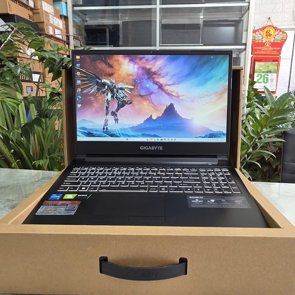 Gaming - Đồ Họa Gigabyte G5 GD-AX201NGW CORE I5-11400H RAM 16GB SSD 512GB RTX 3050 4GB GDDR6 MÀN HÌNH : 15.6'' IPS 144Hz