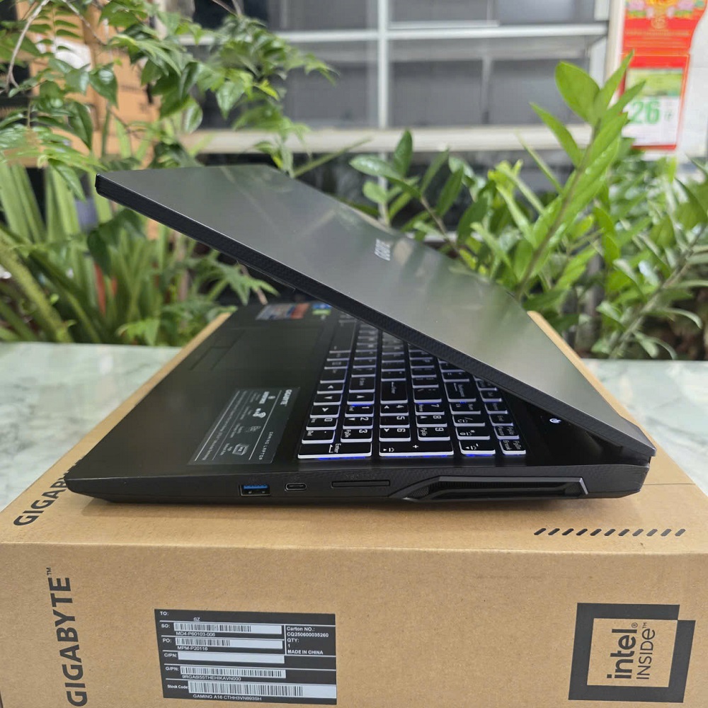 Gaming - Đồ Họa Gigabyte G5 GD-AX201NGW CORE I5-11400H RAM 16GB SSD 512GB RTX 3050 4GB GDDR6 MÀN HÌNH : 15.6'' IPS 144Hz