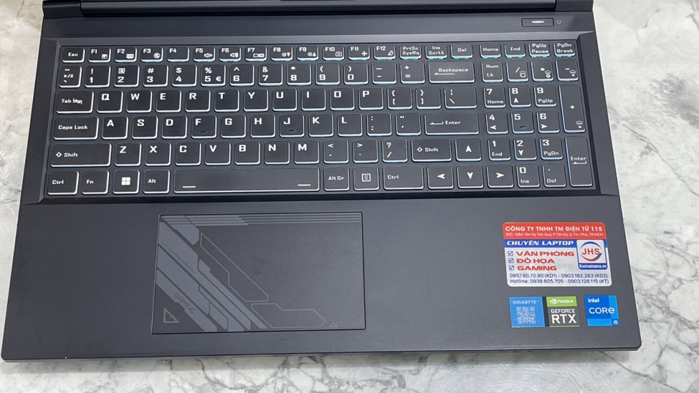 Gaming - Đồ Họa Gigabyte G5 GE-AX211NGW CORE I5-12500H RAM 16GB SSD 512GB RTX3050 4GB MÀN HÌNH : 15.6''Inch IPS 144Hz