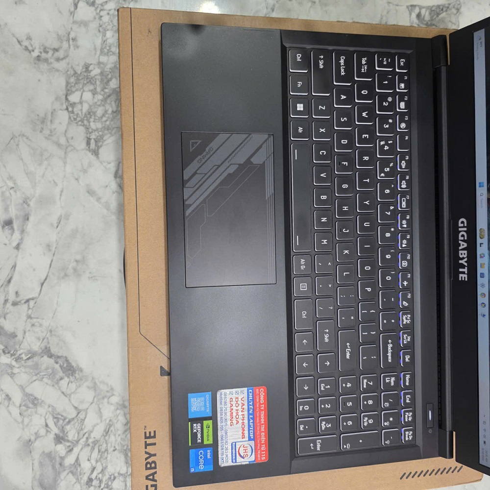 Gaming - Đồ Họa Gigabyte G5 MF5-AX211NGW BHH 6/2027 CORE I5-13500H RAM 16GB SSD 512GB RTX 4050 6GB MÀN HÌNH : 15.6'' IPS 144.Hz