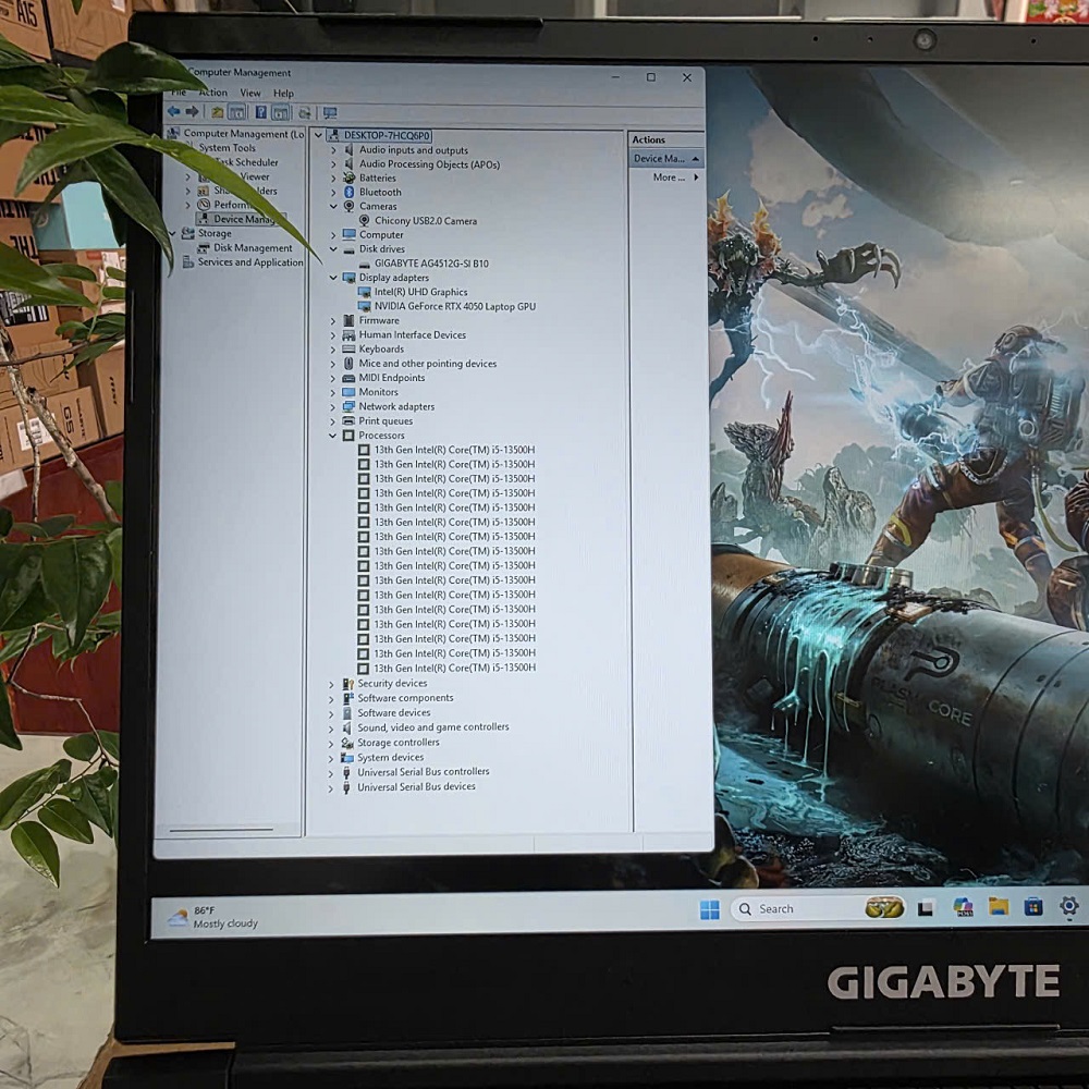 Gaming - Đồ Họa Gigabyte G5 MF5-AX211NGW BHH 6/2027 CORE I5-13500H RAM 16GB SSD 512GB RTX 4050 6GB MÀN HÌNH : 15.6'' IPS 144.Hz