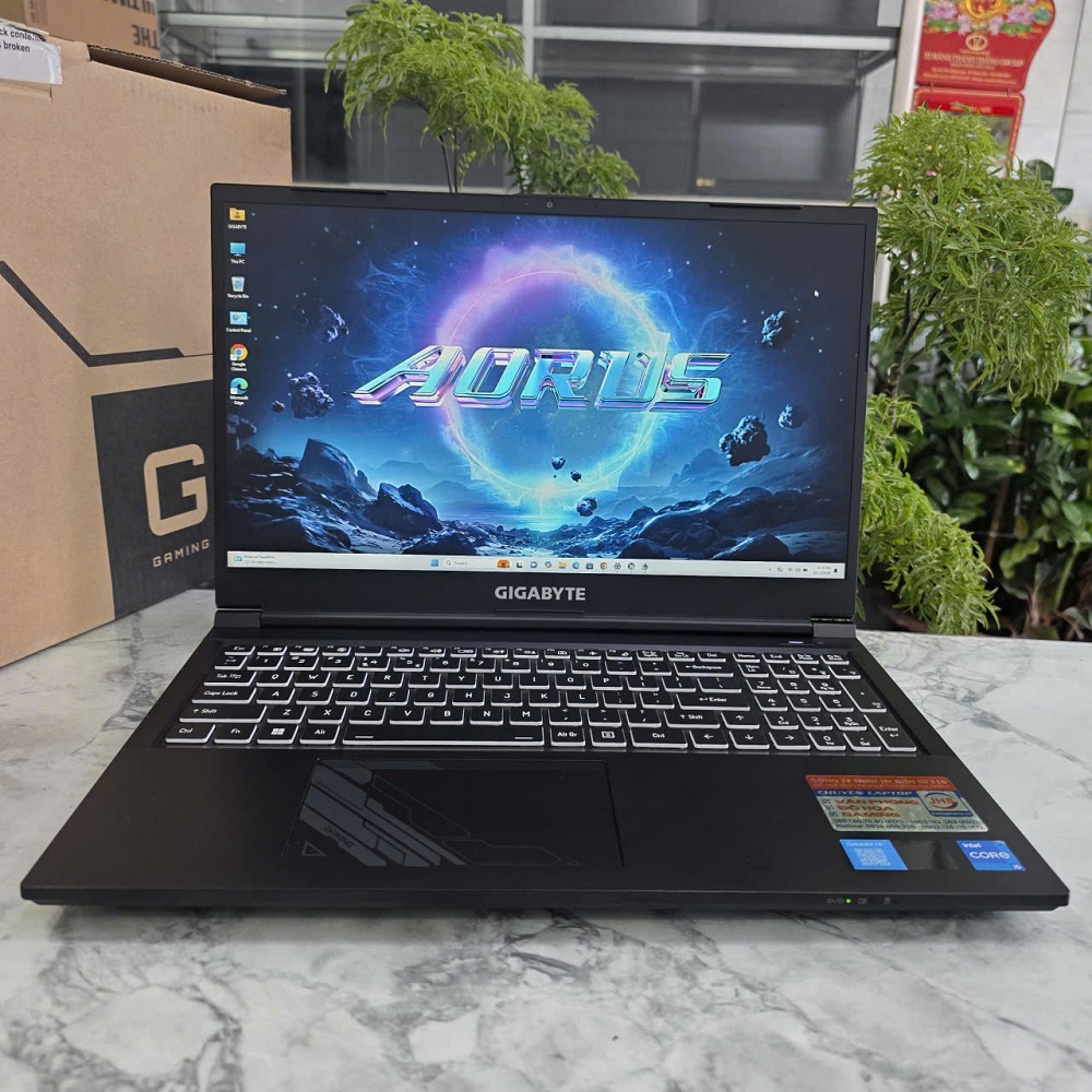 Gaming - Đồ Họa Gigabyte G5 MF5-AX211NGW Máy LikeNew -Bảo Hành Hãng CORE I5-13500H RTX 4050 6GB RAM 8GB SSD 512GB MÀN HÌNH : 15.6''Inch Fhd IPS 144Hz