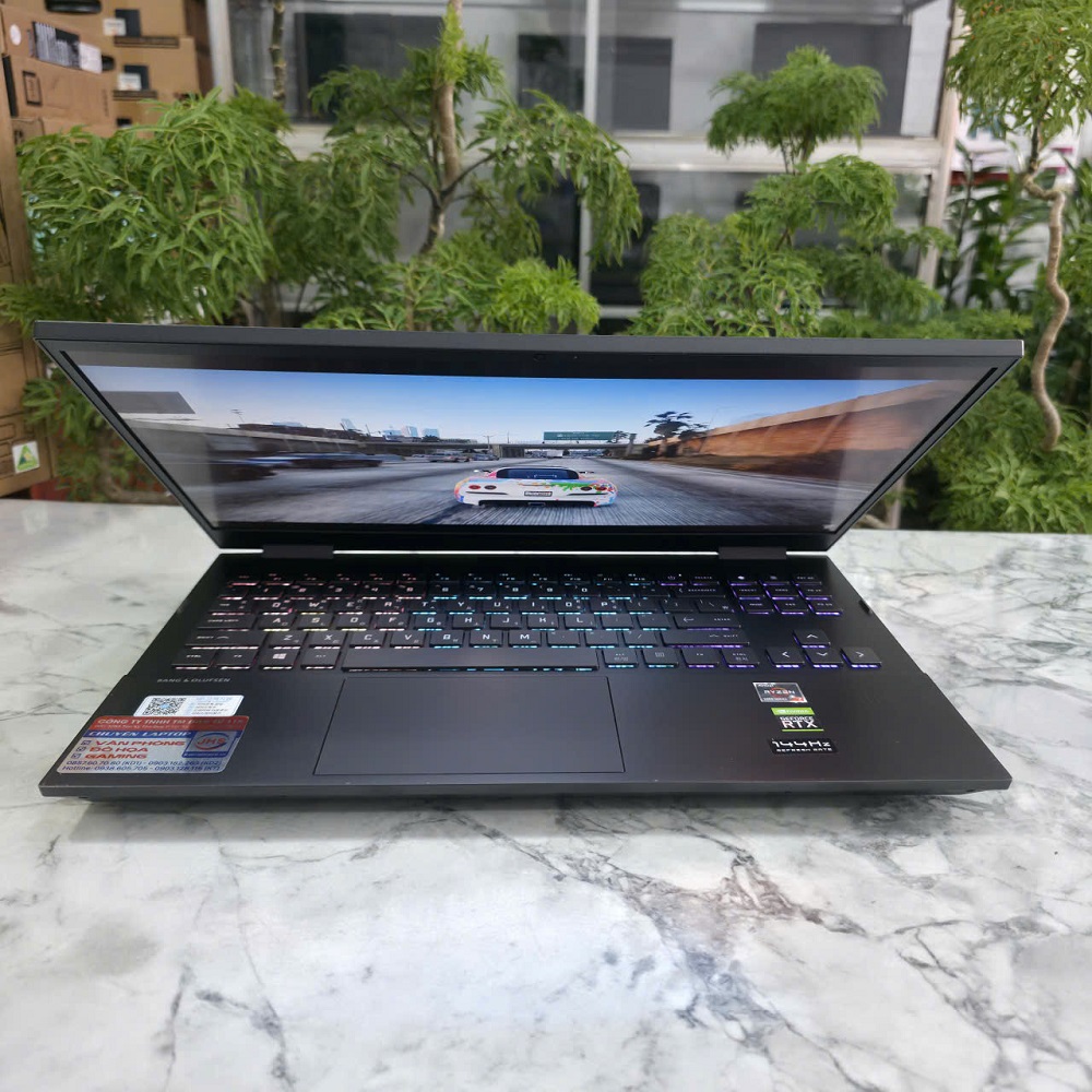 Gaming - Đồ Họa HP OMEN 15-en1027AX RYZEN 7-5800H RAM 16GB SSD 512GB RTX™ 3070 8GB MÀN HÌNH : 15,6 INCH IPS 144hz