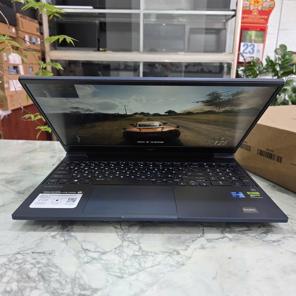 Gaming-ĐỒ HỌA HP VICTUS 15-fa0033TX CORE™ I5-12450H RAM 8GB SSD 512GB RTX 3050 4GB MÀN HÌNH : 15.6 Inch IPS 144Hz