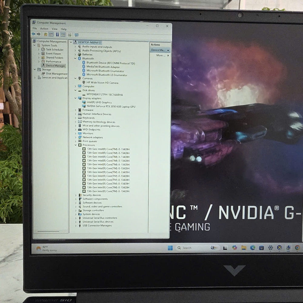 Gaming - Đồ Họa HP VICTUS 15 FA1039TX CORE I5-13420H RAM 16GB SSD 512GB RTX™ 3050 6GB MÀN HÌNH : 15.6 Inch Fhd IPS 144 Hz