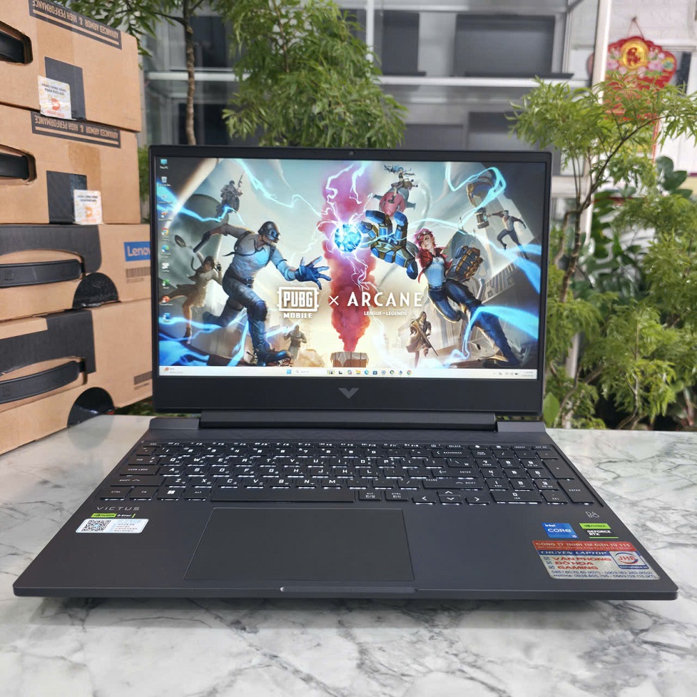 Gaming - Đồ Họa HP VICTUS 15-fa1107TX Máy LikeNew CORE I5-12500H RAM 16GB SSD 512GB RTX™ 4060 8GB MÀN HÌNH : 15.6 Inch FHD 144Hz 