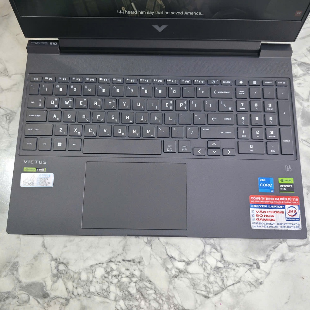 Gaming - Đồ Họa HP VICTUS 15-fa1107TX Máy LikeNew CORE I5-12500H RAM 16GB SSD 512GB RTX™ 4060 8GB MÀN HÌNH : 15.6 Inch FHD 144Hz 