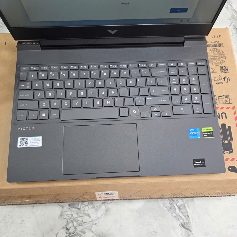 Gaming - Đồ Họa HP VICTUS 15-fa2731TX (MÁY NEW OPEN BOX) CORE I5-13420H RAM 16GB SSD 512GB RTX™ 3050 6GB GDDR6 MÀN HÌNH : 15.6 Inch IPS 144Hz 300 nits 