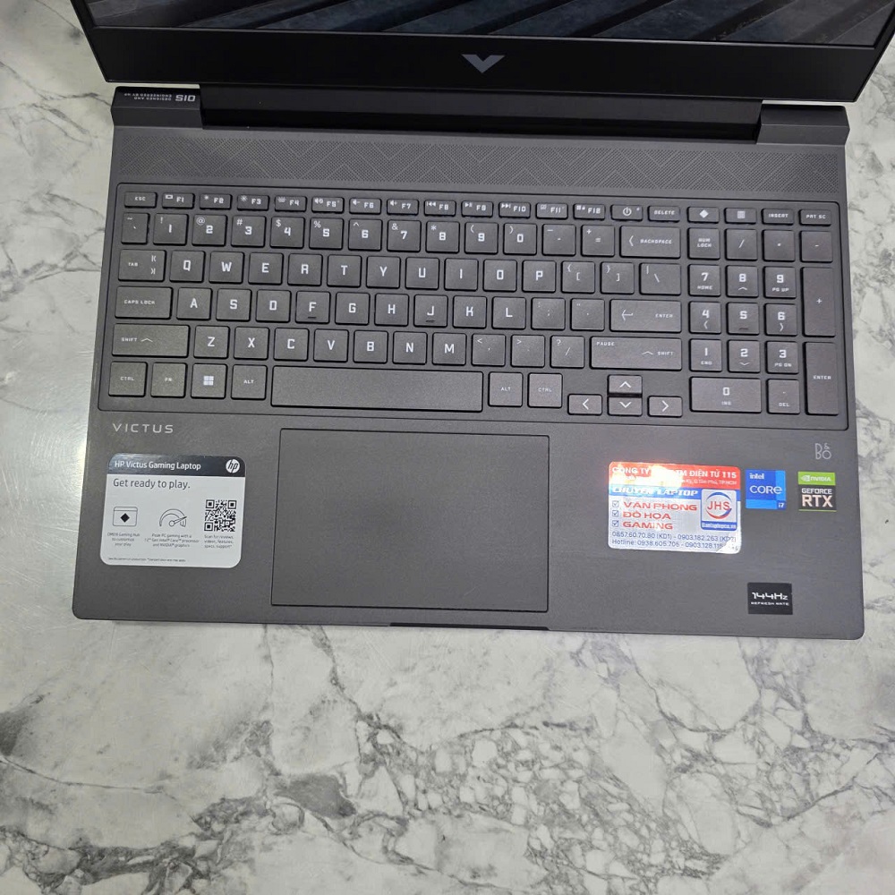 Gaming - Đồ Họa HP VICTUS 15-faoo32dx Core I7-12650H RAM 16GB SSD 512GB RTX3050 Ti (4GB) Màn Hình : 15.6'' Inch FHD 144Hz, IPS 