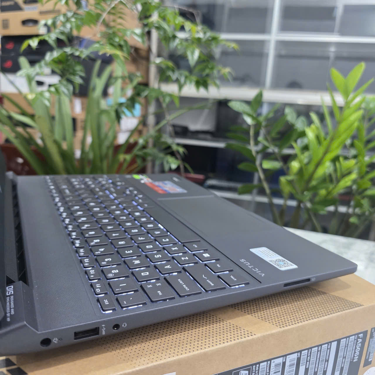 Gaming - Đồ Họa HP Victus 15-fb1022AX RYZEN-7535HS RAM 16GB SSD 512GB RTX2050 4GB MÀN HÌNH : 15.6 INCH IPS 144Hz
