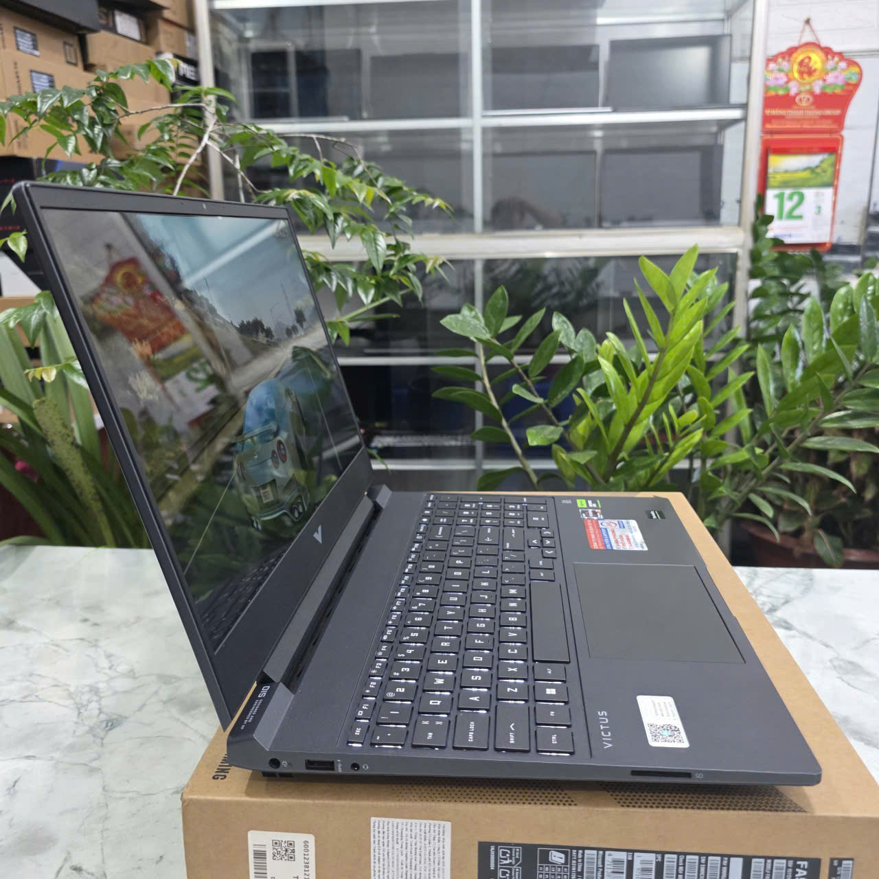 Gaming - Đồ Họa HP Victus 15-fb1022AX RYZEN-7535HS RAM 16GB SSD 512GB RTX2050 4GB MÀN HÌNH : 15.6 INCH IPS 144Hz