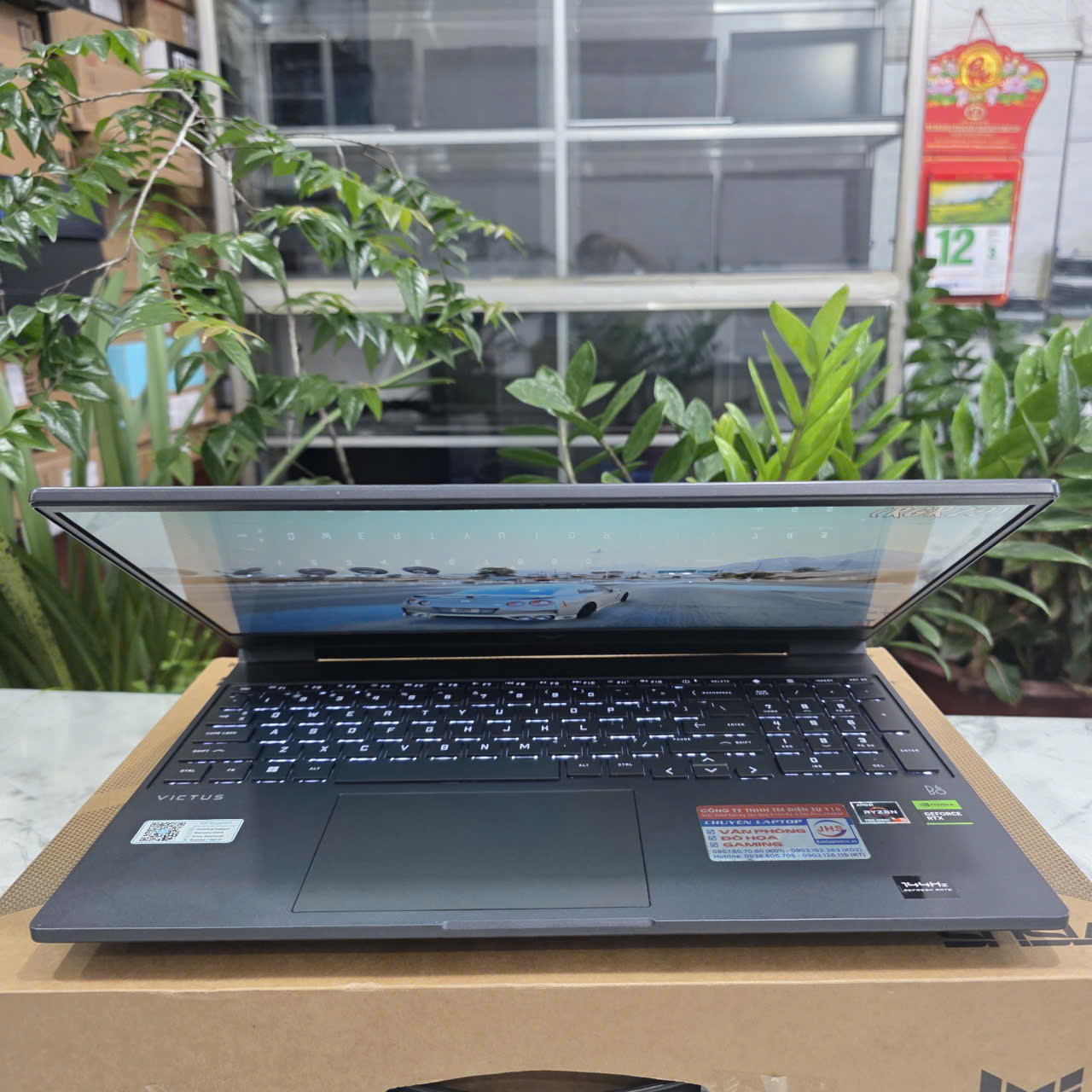 Gaming - Đồ Họa HP Victus 15-fb1022AX RYZEN-7535HS RAM 16GB SSD 512GB RTX2050 4GB MÀN HÌNH : 15.6 INCH IPS 144Hz