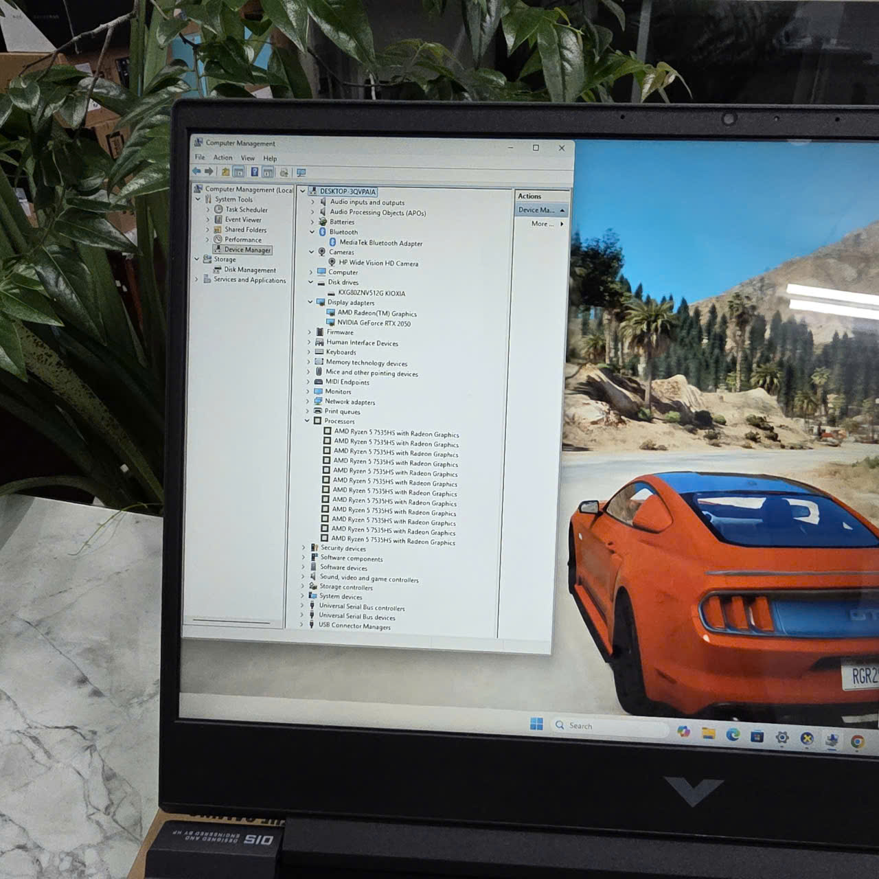 Gaming - Đồ Họa HP Victus 15-fb1022AX RYZEN-7535HS RAM 16GB SSD 512GB RTX2050 4GB MÀN HÌNH : 15.6 INCH IPS 144Hz