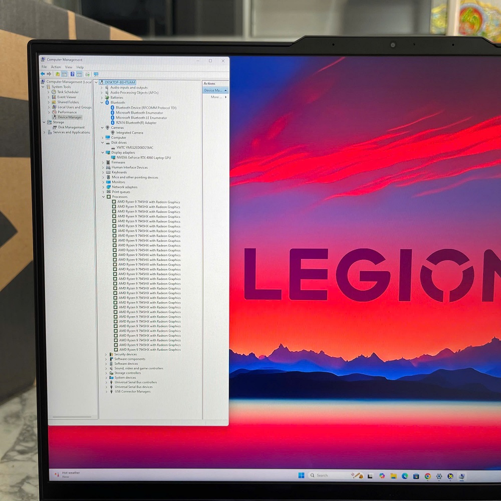 Gaming - Đồ Họa Legion 5 Pro 2024 R9000P ARX8 Máy LikeNew RYZEN 9-7945HX RAM 16GG SSD 1.000GB RTX 4060 8GB GDDR6 MÀN HÌNH : 16 Inch 2K 240Hz 