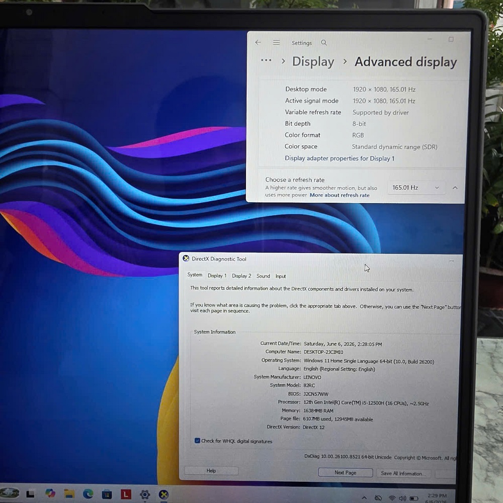 Gaming - Đồ Họa Lenovo Legion 5 15IAH7 CORE I5-12500H RAM 16GB SSD 512GB RTX™ 3050 Ti 4GB GDDR6 MÀN HÌNH : 15.6 INCH IPS 165Hz 100% sRGB