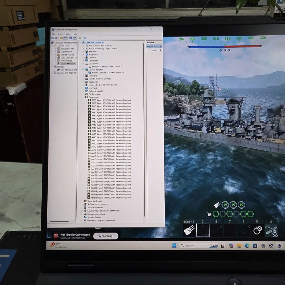 Gaming - Đồ Họa LENOVO LEGION 5 PRO 2024 R9000P ARX8 RYZEN 9 7945HX RAM 16GG SSD 1.000GB RTX™ 4060 8GB GDDR6 MÀN HÌNH : 16.0 Inch, 2.5K WQXGA 240Hz