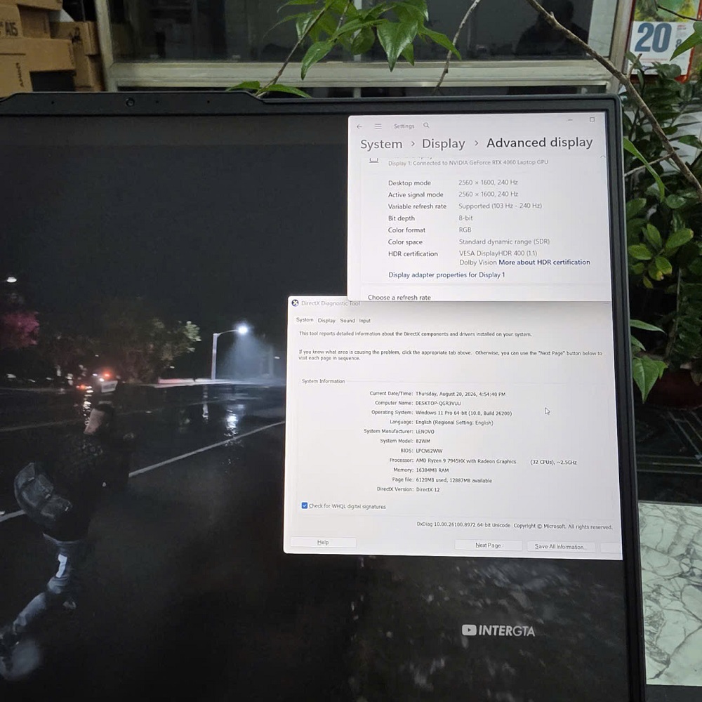 Gaming - Đồ Họa LENOVO LEGION 5 PRO 2024 R9000P ARX8 RYZEN 9 7945HX RAM 16GG SSD 1.000GB RTX™ 4060 8GB GDDR6 MÀN HÌNH : 16.0 Inch, 2.5K WQXGA 240Hz