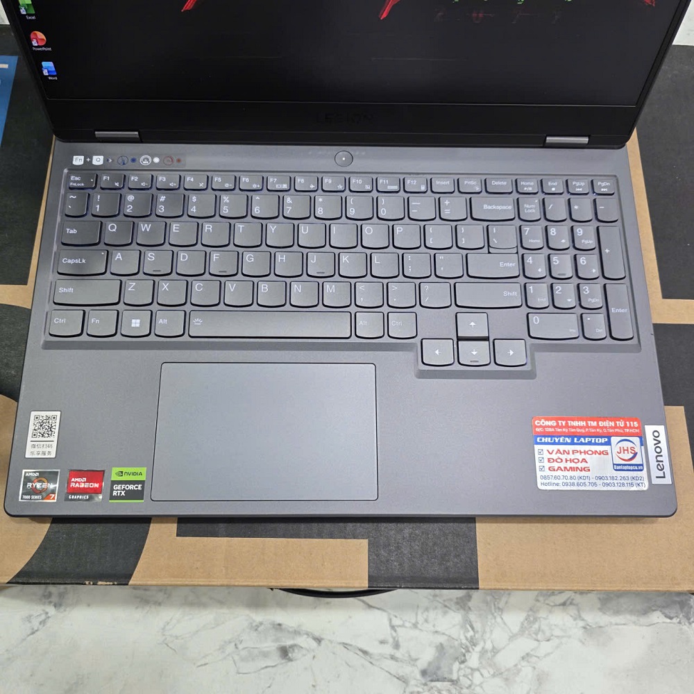 Gaming - Đồ Họa LENOVO LEGION 5 R7000 ARP8 RYZEN 7-7735H RAM 16GG SSD 512GB RTX™ 4060 8GB GDDR6 MÀN HÌNH : 15.6'' 15.6" WQHD 165Hz