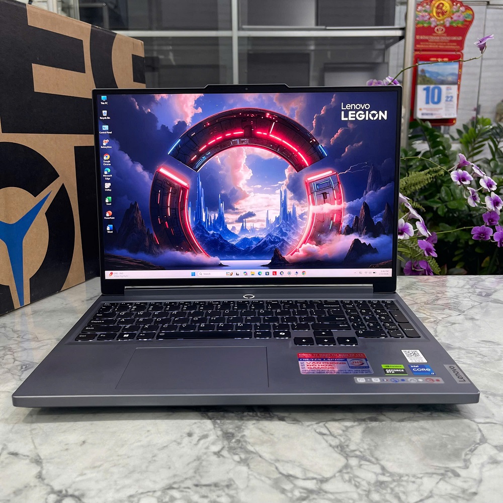 Gaming - Đồ Họa Lenovo Legion 5 Y7000P IRX9 Máy LikeNew  CORE I7-14650HX  RAM 16GB  SSD 1.000GB RTX 4050 6GB GDDR6 MÀN HÌNH :  16 Inch WQXGA 165Hz, 100% sRGB