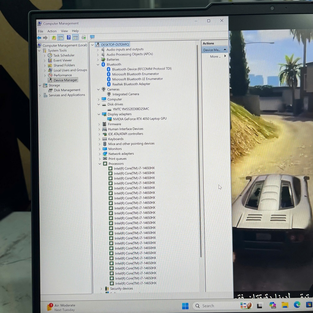 Gaming - Đồ Họa Lenovo Legion 5 Y7000P IRX9 Máy LikeNew  CORE I7-14650HX  RAM 16GB  SSD 1.000GB RTX 4050 6GB GDDR6 MÀN HÌNH :  16 Inch WQXGA 165Hz, 100% sRGB
