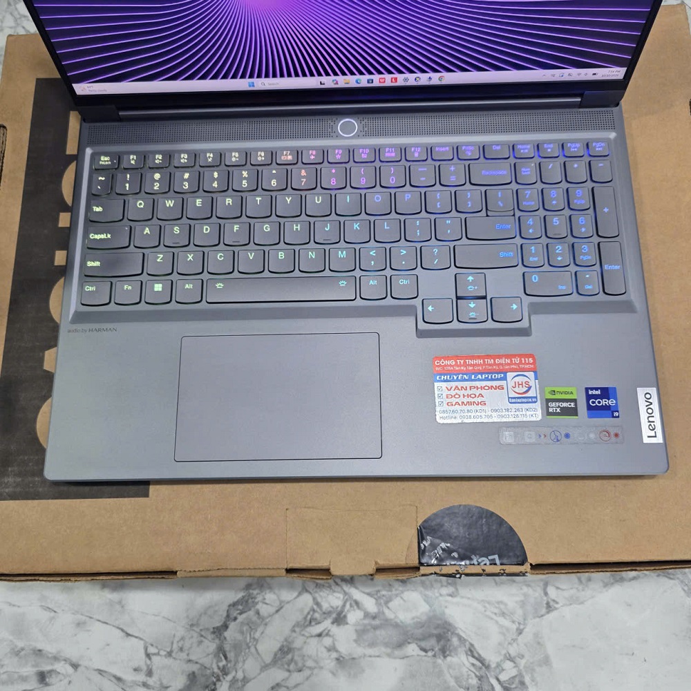 Gaming - Đồ Họa LENOVO LEGION Slim 7I 16IRH8 CORE I9-13900H RAM 16GB SSD 1.000GB RTX 4070 8GB GDDR6 MÀN HÌNH : 16" WQXGA 240Hz 
