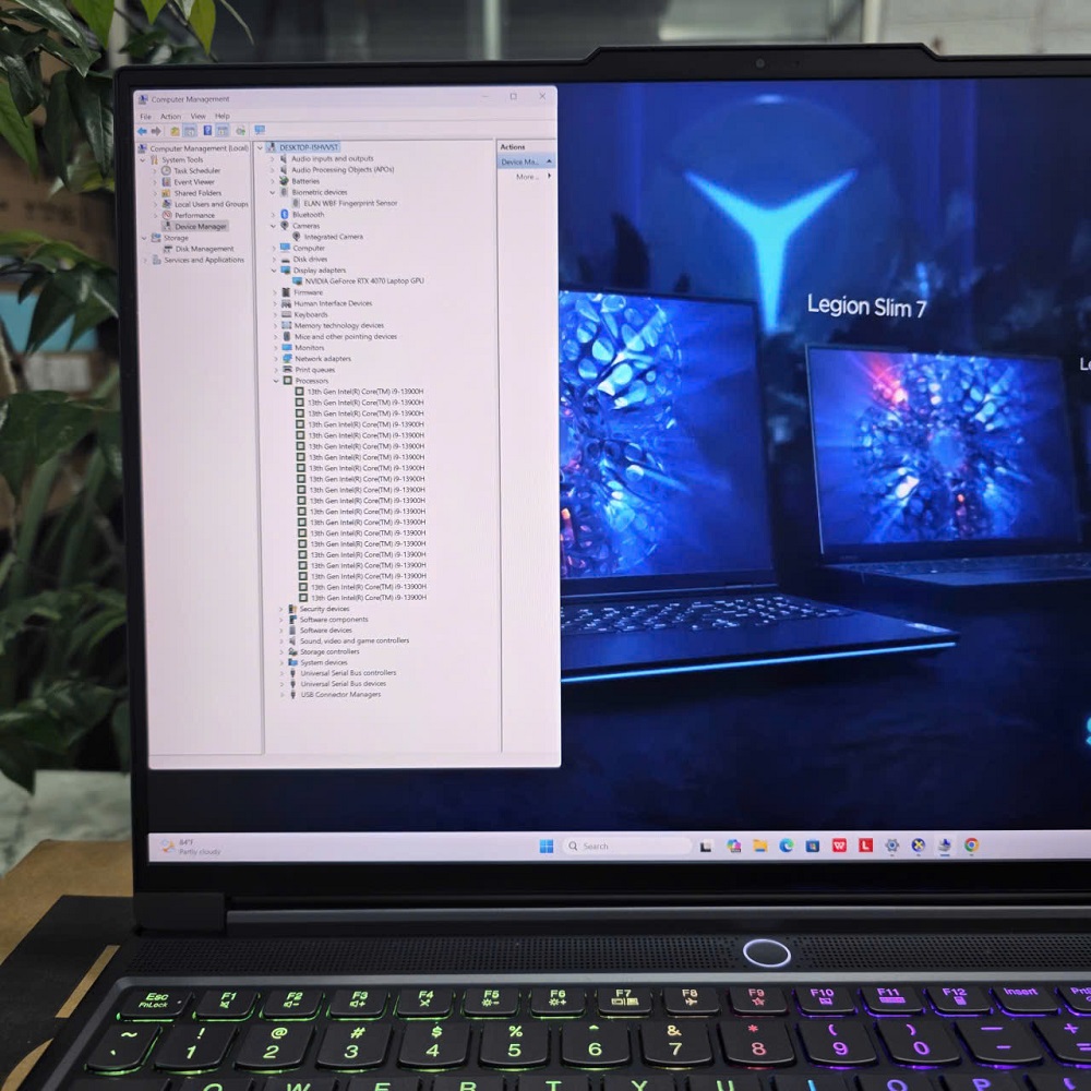 Gaming - Đồ Họa LENOVO LEGION Slim 7I 16IRH8 CORE I9-13900H RAM 16GB SSD 1.000GB RTX 4070 8GB GDDR6 MÀN HÌNH : 16" WQXGA 240Hz 