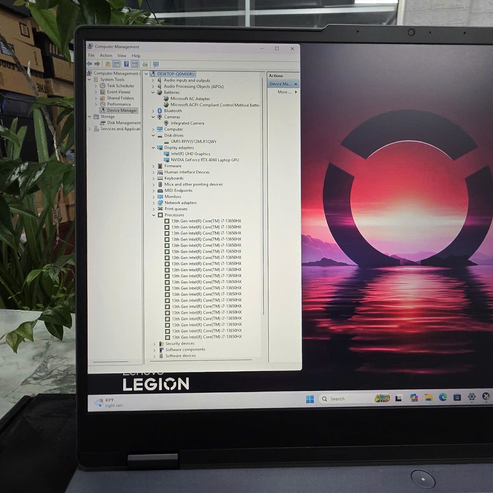 Gaming - Đồ Họa LENOVO LEGION Y7000 2024 CORE I7-13650HX RAM 24GB SSD 512GB RTX 4060 8GB MÀN HÌNH : 15.6''IPS 144Hz