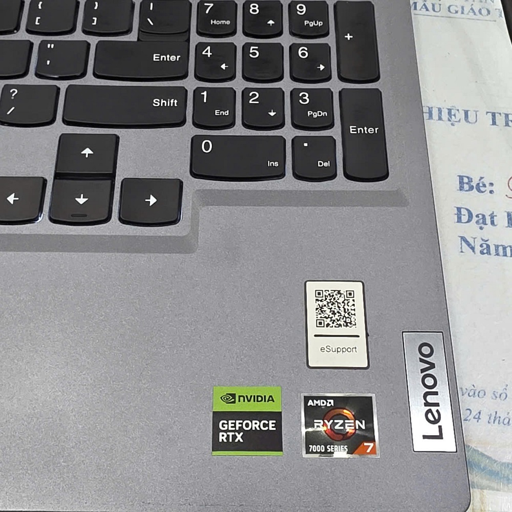 Gaming - Đồ Họa LENOVO LOQ 15ARP9 (Máy LikeNew-BẢO HÀNH HÃNG) ) RYZEN 7-7435HS RAM 16GB SSD 512GB RTX 4060 Màn Hình 15.6 Inch IPS FHD 144Hz 100% sRGB