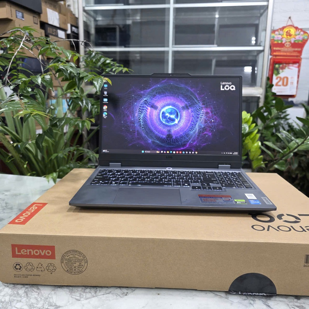 Gaming - Đồ Họa LENOVO LOQ 15IAX9 CORE I5-12450HX RAM 16GB SSD 512GB RTX 3050 6GB MÀN HÌNH : 15.6''IPS 144Hz 