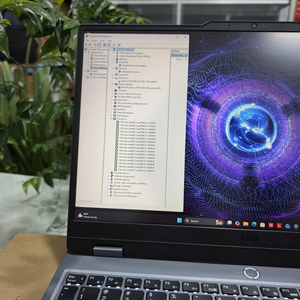 Gaming - Đồ Họa LENOVO LOQ 15IAX9 CORE I5-12450HX RAM 16GB SSD 512GB RTX 3050 6GB MÀN HÌNH : 15.6''IPS 144Hz 