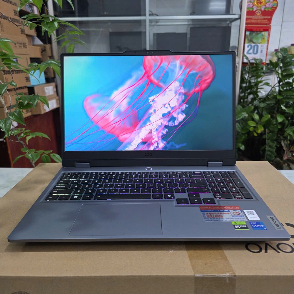 Gaming - Đồ Họa LENOVO LOQ 15IRX10 (Máy LikeNew-BẢO HÀNH HÃNG) CORE I7-13650HX RTX 5050 8GB GDDR7 RAM 16GB SSD 512GB MÀN HÌNH : 15.6 Inch IPS 144H