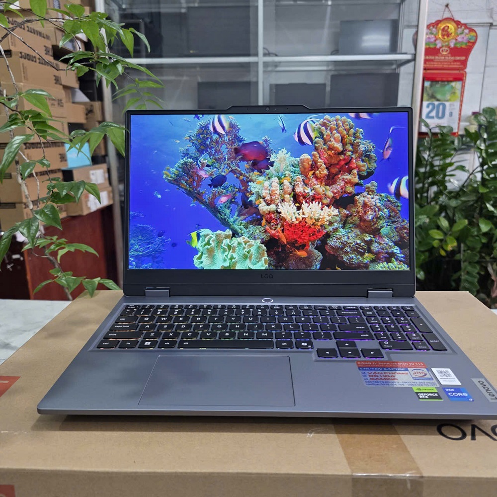 Gaming - Đồ Họa LENOVO LOQ 15IRX10 (Máy LikeNew-BẢO HÀNH HÃNG) CORE I7-13650HX RTX 5050 8GB GDDR7 RAM 16GB SSD 512GB MÀN HÌNH : 15.6 Inch IPS 144H