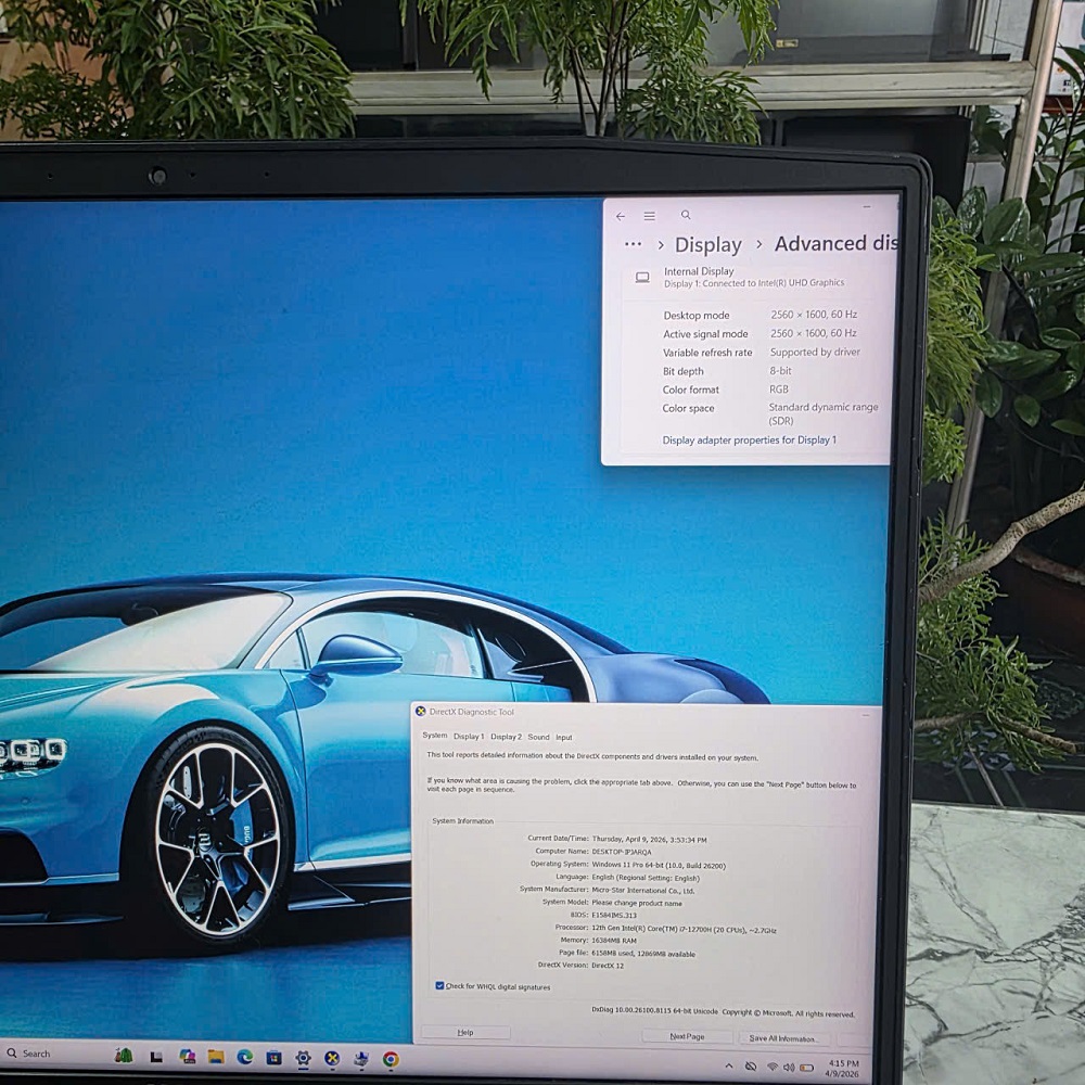 Gaming - Đồ Họa MSI Creator M16 A12UC 291VN CORE™ I7-12700H RAM 16GB SSD 256GB RTX 3050 4GB Màn Hình ; 16 Inch QHD+